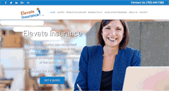 Desktop Screenshot of elevateinsurance.com