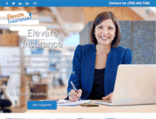 Tablet Screenshot of elevateinsurance.com
